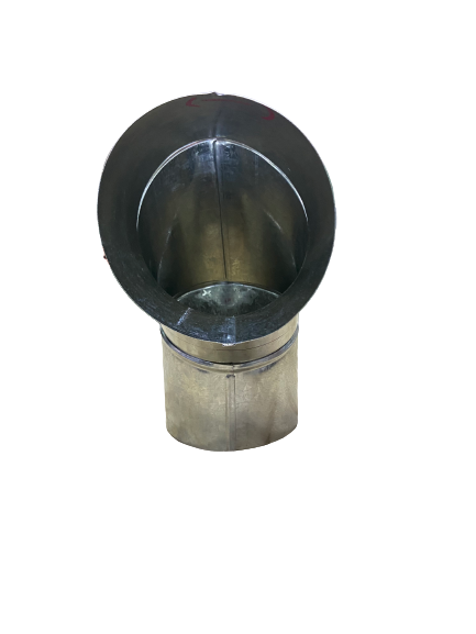 Codo Galvanizado 90° para Ducto (4" a 10") | Espesores 0.5 y 0.8 mm