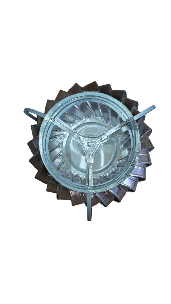 Extractor Eólico de Aluminio (5" a 24") | Ventilación Sin Electricidad