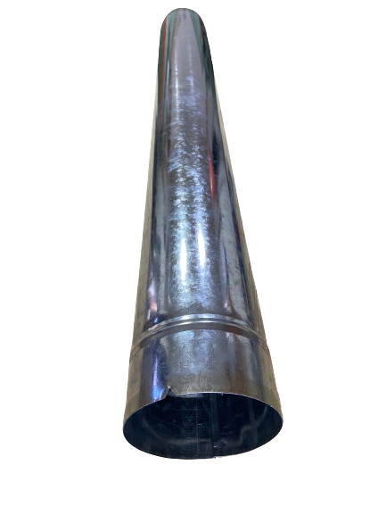 Tubo Galvanizado 1 Metro (4" a 10") | Espesores 0.5 y 0.8 mm - 4" / 0.5 mm (Estándar)