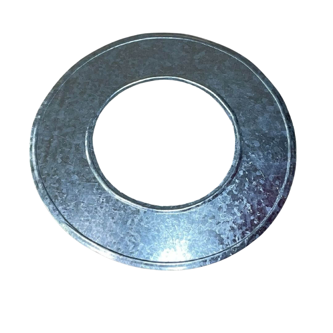 Anillo o Roseta Galvanizada para Ducto (4" a 10") | Embellecedor de Muro