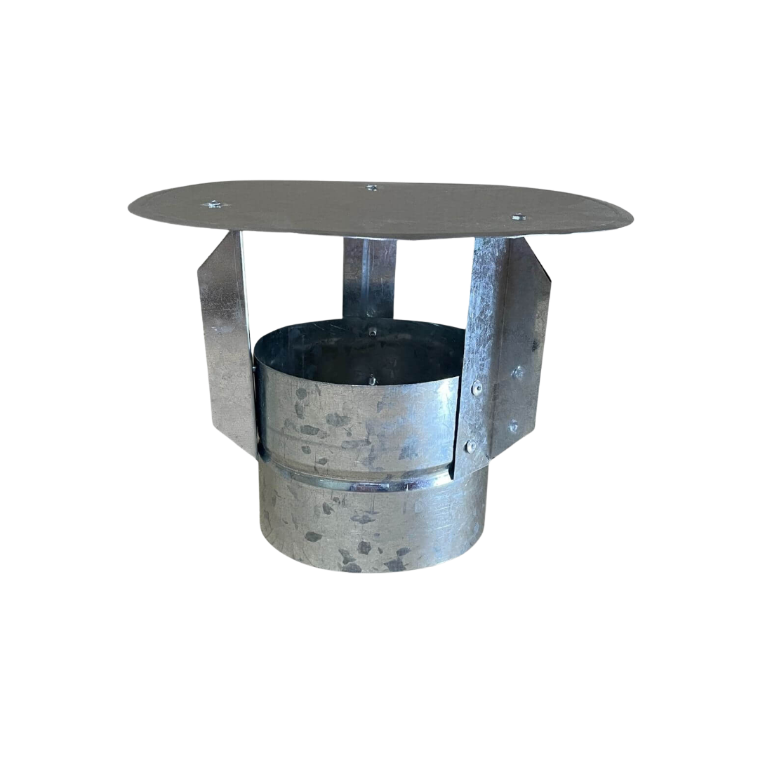 Gorro Galvanizado para Ducto y Ventilación (4" a 10") | 0.5 mm - 4" (10.1 cm)